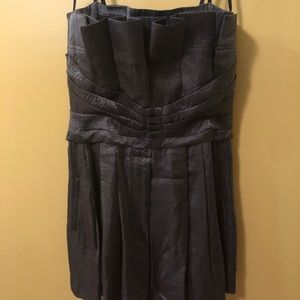 BCBG NWT gun metal grey / slate Cocktail dress